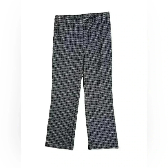 Modcloth Pants - ModCloth Pull on Checkered Soft Kick Flare Pants Medium